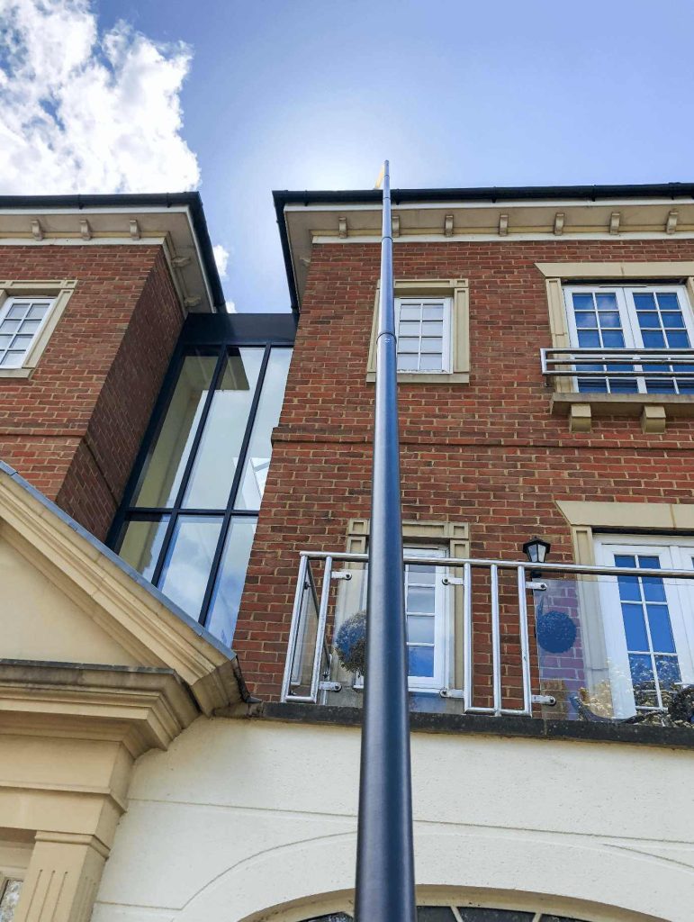 The exterior windows of a house our Dublin Window Cleaners completed